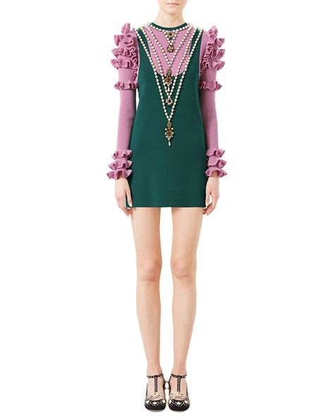 gucci sheer dress|gucci casual dress.